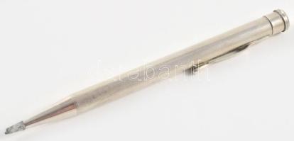 Ezüst (Ag) töltőceruza, jelzett, h: 12,5 cm, bruttó 17g, vége sérült