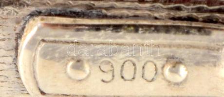 Ezüst (Ag) töltőceruza, jelzett, h: 12,5 cm, bruttó 17g, vége sérült