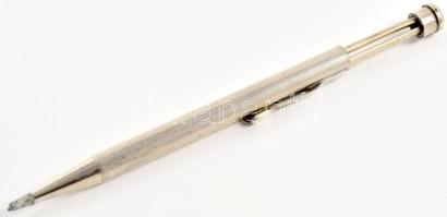 Ezüst (Ag) töltőceruza, jelzett, h: 12,5 cm, bruttó 17g, vége sérült