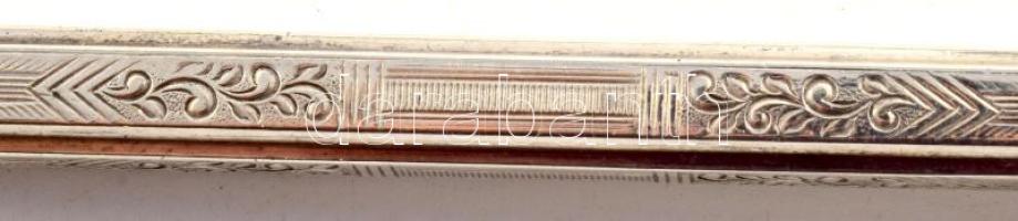 Ezüst (Ag) töltőceruza, jelzett, h: 11 cm, bruttó 13g