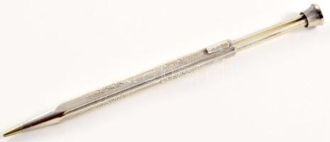 Ezüst (Ag) töltőceruza, jelzett, h: 11 cm, bruttó 13g