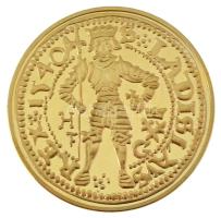 DN "A legértékesebb magyar érmék - Szapolyai János aranydukátjának replikája" aranyozott Cu emlékérem kapszulában, "COPY" jelzéssel (40mm) T:PP