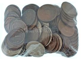 1893-1894. 10f Ni (2x) + 20f Ni (7x) + 1895-1901. 1f bronz (4x) + 2f bronz (13x) 1926-1940. 1f bronz (3x) + 2f bronz (52x), közte 1931. 2f bronz (6x) T:F,VG, patina Adamo P1, P2, K1, K2, K3, K4