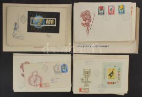Kb 70 db 1962-es FDC, javarészt címezetlenek