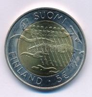 Finnország 2007. 5E bimetál "Finnország függetlenségének 90. évfordulója" kapszulában T:BU...