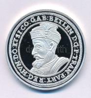 DN "A legértékesebb magyar érmék - Bethlen Gábor ezüst tallérjának replikája" ezüstözött Cu emlékérem kapszulában, "COPY" jelzéssel (40mm) T:PP