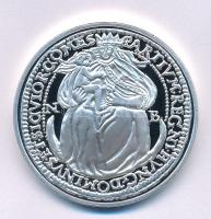 DN "A legértékesebb magyar érmék - Bocskai István ezüst tallérjának replikája" ezüstözött Cu emlékérem kapszulában, "COPY" jelzéssel (40mm) T:PP