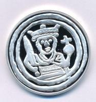 DN "A legértékesebb magyar érmék - II. András ezüstdénárjának replikája" ezüstözött Cu emlékérem kapszulában, "COPY" jelzéssel (40mm) T:PP