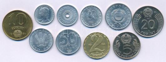 1984. 2f-20Ft (10xklf) forgalmi összeállítás T:UNC