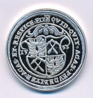 DN "A legértékesebb magyar érmék - Zrínyi Miklós 1533. évi ezüst tallérjának replikája" ezüstözött Cu emlékérem kapszulában, "COPY" jelzéssel (40mm) T:PP