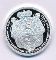 DN "A legértékesebb magyar érmék - Batthyány Károly ezüst tallérjának replikája" ezüstözött Cu emlékérem kapszulában, "COPY" jelzéssel (40mm) T:PP