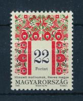 1995 Magyar népművészet (III.) 22Ft I A változat (25.000)