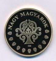 ifj. Szlávics László (1959-) 2011. "Nagy Magyarok / Szent Erzsébet" aranyozott Cu emlékére...