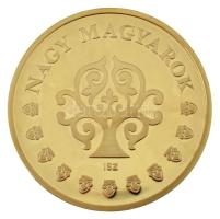 ifj. Szlávics László (1959-) 2011. "Nagy Magyarok / Szent László" aranyozott Cu emlékérem ...