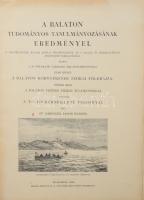 Riegler Gusztáv: A Balaton hidroigrafiája. Függelék: Adatok a Balatonparti talajvizek ismeretéhez. K...