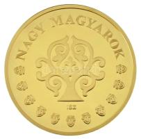 ifj. Szlávics László (1959-) 2011. "Nagy Magyarok / Munkácsy Mihály" aranyozott Cu emlékér...