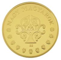 ifj. Szlávics László (1959-) 2011. "Nagy Magyarok / Arany János" aranyozott Cu emlékérem k...