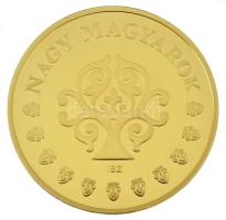 ifj. Szlávics László (1959-) 2011. "Nagy Magyarok / Bolyai János" aranyozott Cu emlékérem ...