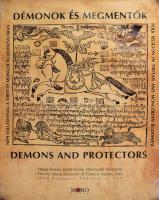 2003 Démonok és megmentők. Népi vallásosság a tibeti és mongol buddhizmusban. Kiállítási plakát, papír. Feltekerve, apró felületi kopásokkal. 67x48 cm