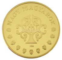 ifj. Szlávics László (1959-) 2011. "Nagy Magyarok / Hunyadi Mátyás" aranyozott Cu emlékére...