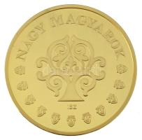 ifj. Szlávics László (1959-) 2011. "Nagy Magyarok / Eötvös Loránd" aranyozott Cu emlékérem...