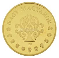 ifj. Szlávics László (1959-) 2011. "Nagy Magyarok / Könyves Kálmán" aranyozott Cu emlékére...