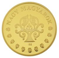 ifj. Szlávics László (1959-) 2011. "Nagy Magyarok / Jókai Mór" aranyozott Cu emlékérem kap...