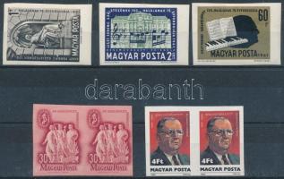 1948-1986 kis vágott tétel / imperforate small lot