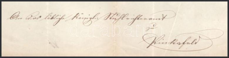 1864 Cilli (Celje, Szlovénia), ex offo levél Pinkafőre (Pinkafeld) küldve, "K. K. Kreisgericht ...