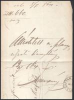 1864 Cilli (Celje, Szlovénia), ex offo levél Pinkafőre (Pinkafeld) küldve, "K. K. Kreisgericht ...