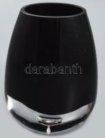 Skandináv design váza. Többréteű, formába öntött, hibátlan, m: 13 cm