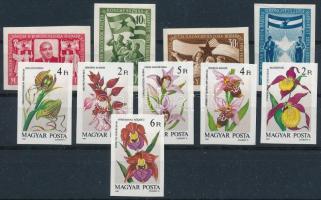 1951-1987 2 klf vágott sor (18.000) / imperforate sets