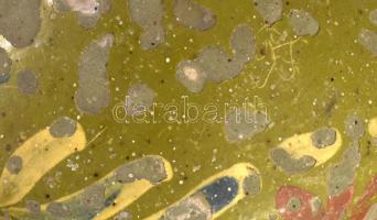 Vizes kancsó. Mázas cserép, Alföld, XIX. sz. Sérülésekkel 31 cm