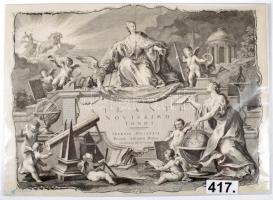 1779 Antonio Zatta (kb. 1757?1797) : Atlante Novissimo c. atlaszának címlapja. Giuliano Zuliani rézmetszete. A munka . A XVIII. század egyik legimpozánsabb és egyben legátfogóbb atlasza, melynek komplett darabjai igen értékesek. A címlap önmagában is mutatós látványos metszet. 46x33 cm   1779 Antonio Zatta (c. 1757?1797): Title page of his atlas Atlante Novissimo. Engraving by Giuliano Zuliani. The work. One of the most impressive and comprehensive atlases of the 18th century, the complete pieces of which are very valuable. The title page is a striking and spectacular engraving in itself. 46x33 cm