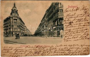 Budapest VI. Andrássy út, Deutsch Károly üzlete. Stengel &amp; Co. (Dresden) (vágott / cut)