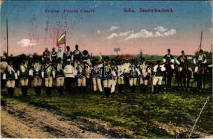 1917 Sofia, Bauernhochzeit / Bolgár parasztlakodalom / Bulgarian folklore (EB)