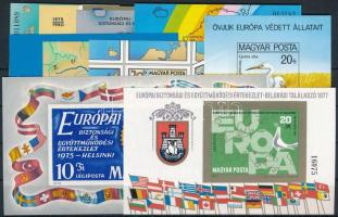 10 klf Európa vágott blokk (52.700) / 10 imperforate blocks