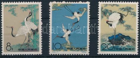 Kínai Népköztársaság 1962 Mi 640-642 (Mi EUR 150.-) (barnás gumi / brownish gum)