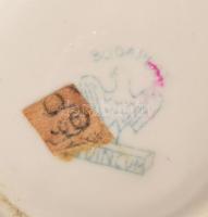 Aquincum aquazur ékszeres doboz. Terv.: Ősz Szabó Antónia. Jelzett, hibátlan, d: 6,5 cm