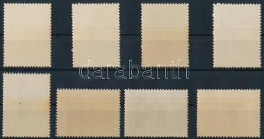 Kínai Népköztársaság 1962 Szinházművészet Mi 648-655 (Mi EUR 3.000.-) (barnás gumi / brownish gum)