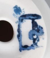 Hollóházi aranyozott tyúk figura, jelzett, hibátlan, m: 12 cm