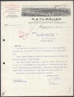 1914 Brackwede (Bielefeld), K. &amp; Th. Möller Maschinenfabrik, Kesselschmiede u. Eisengiessere...