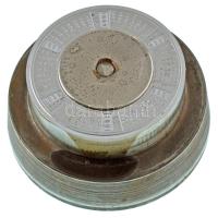 Sülle Mária 2000. "A magyar állam 1000 éves" PP kivitelű Ag emlékérem 2001 július és december közötti időszakra vonatkozó bronz külső gyűrű verőtő, készült az érem kibocsátásának idején a Pénzverőben / Hungary 2000. "The Hungarian state is 1000 years old" proof design Ag commemorative medallion's bronze outer ring for the period July to December 2001 die, made at the time of the medallion's issuance at the Hungarian Mint. Sign: Mária Sülle