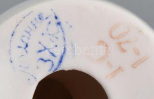 1954-1973 Polonne kozák dobos lány. Jelzett, hibátlan, m: 13,5 cm