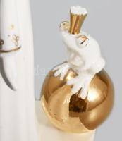 Aquincum királylány és békakirályfi. Terv.: Ősz Szabó Antónia. Kézzel festett, jelzett, hibátlan, m:...