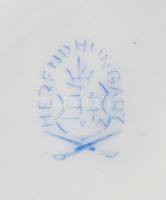 Herendi virág mintás bonbonier. Jelzett, hibátlan, d: 10 cm