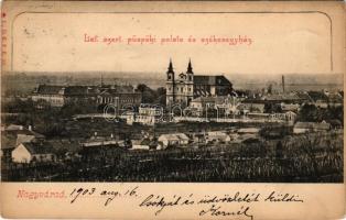 1903 Nagyvárad, Oradea; Latin szertartású püspöki palota és székesegyház. I. D.K.F.E. 12. / bishop's palace and cathedral (EK)