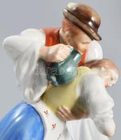 Herendi locsolkodók. Jelzett, kézzel festett, hibátlan, m: 25 cm