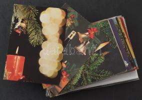 100 db MODERN karácsonyi üdvözlő képeslap / 100 modern Christmas greeting postcards