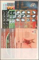 A magyar asztalitenisz teljes története 51 db különböző emlékíven, közte ajándék változatok / Table ...